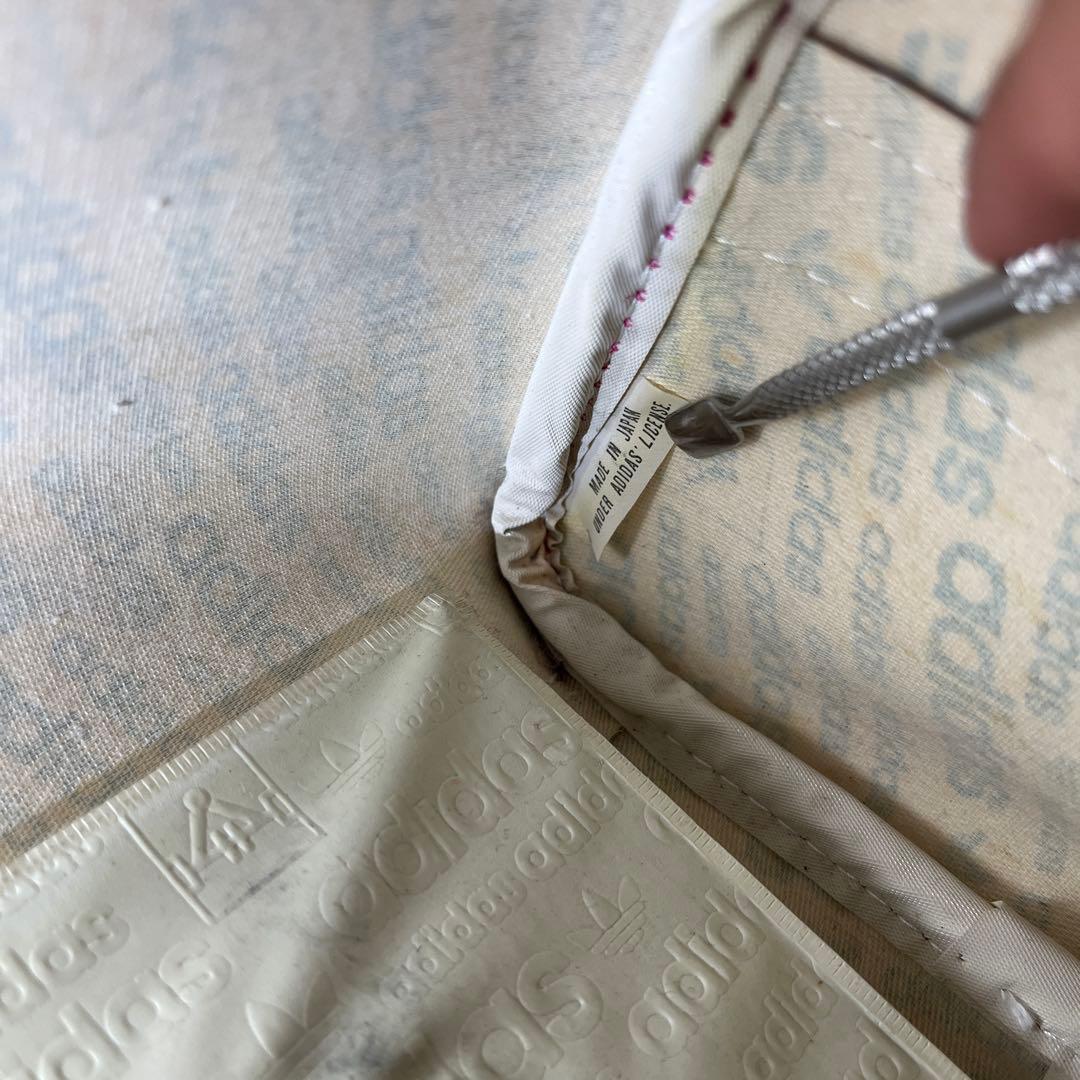 バッグ 80s old adidas enamel hand bag