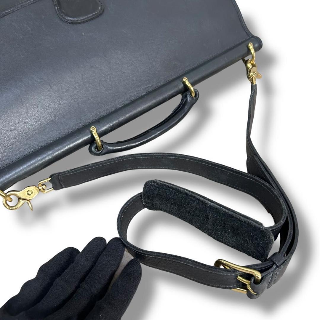 美品 オールドコーチ 2way ビークマン 黒 ブリーフケース ビジネスバッグ