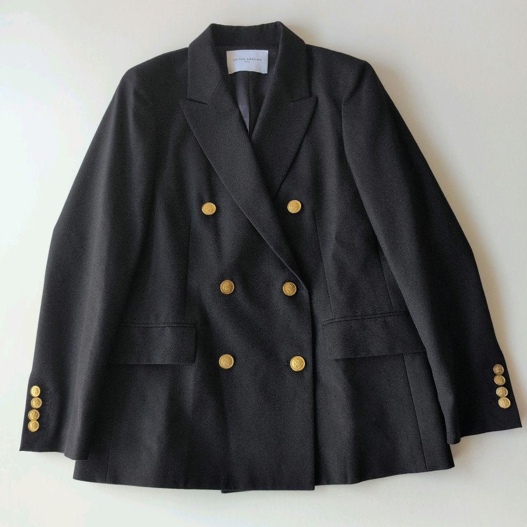 2022美品ユナイテッドアローズ　テーラードジャケット　金ボタン紺ブレ　36