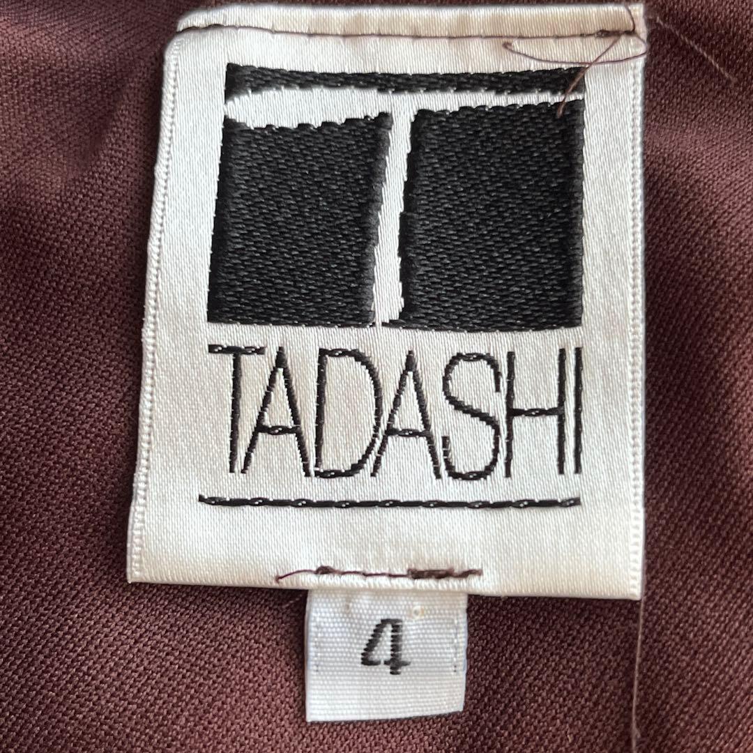 美品✨タダシショージ ロングドレス カシュクール ティアード ビジュー