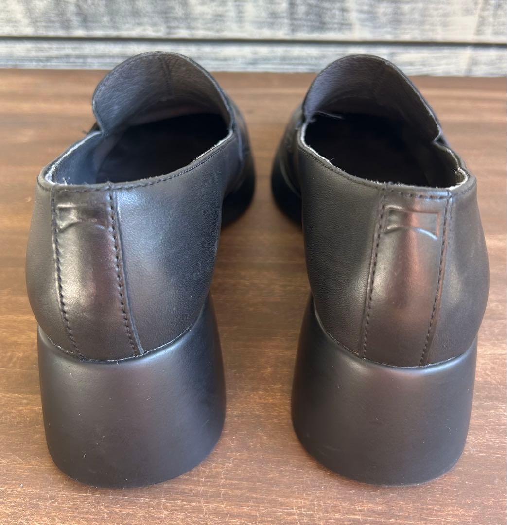 CAMPER Trisha ミッドヒール　ローファー　ブラック　カンペール　23