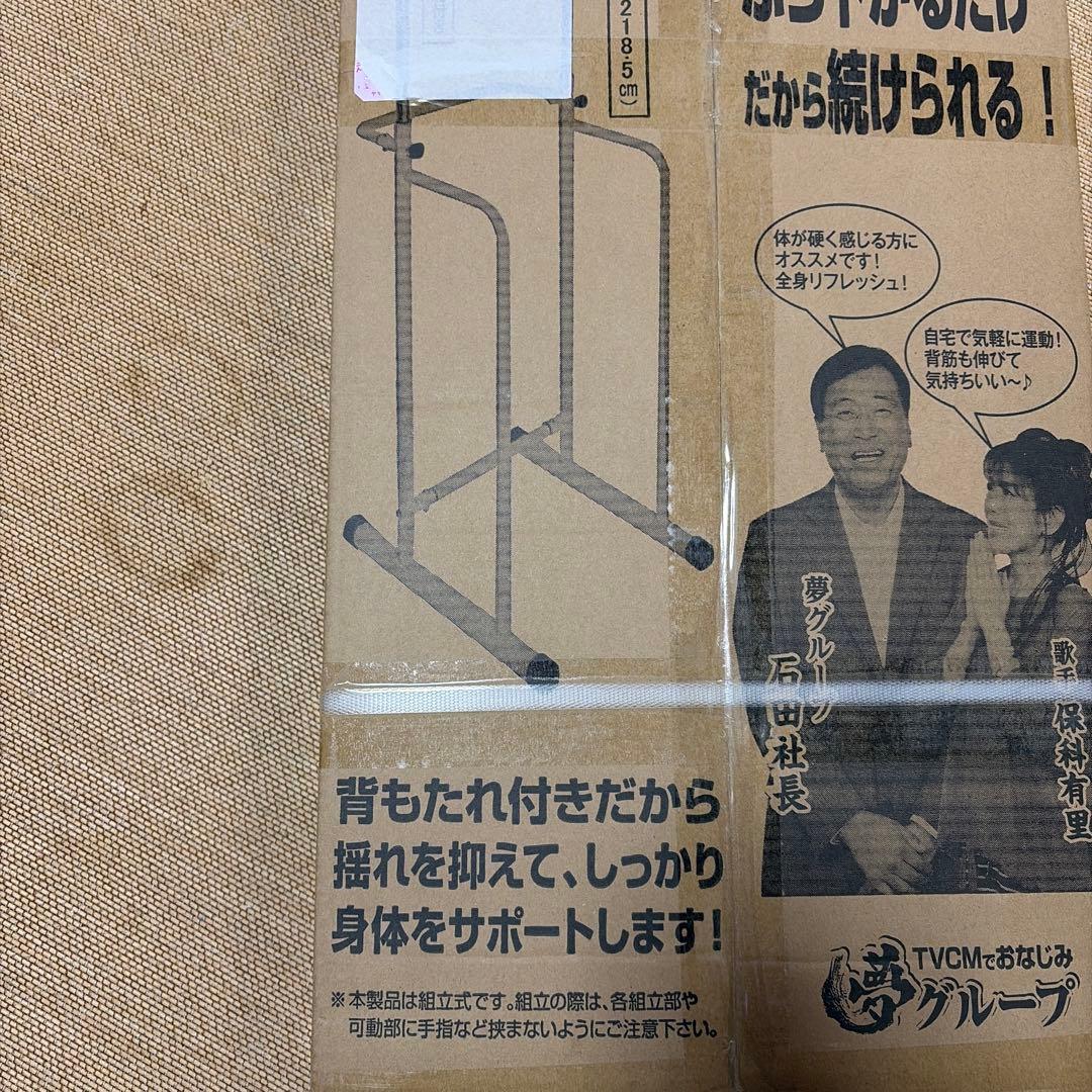 ぶら下がり健康器 背もたれ付き 6段階調整 夢グループ