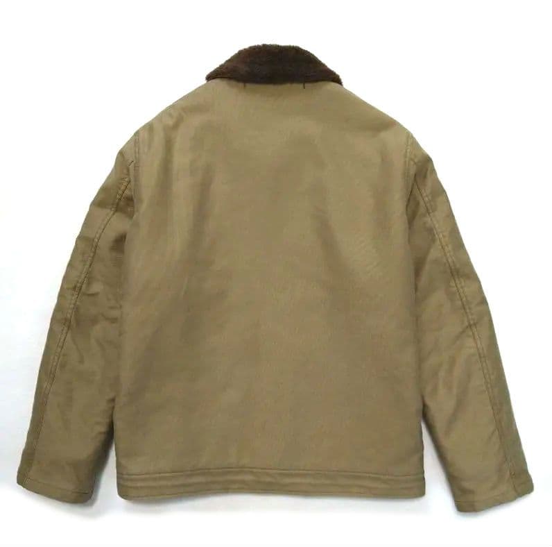 リアルマッコイズ N-1 N1 デッキジャケット カーキ サイズ38
