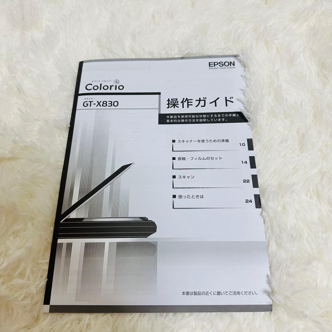 【美品】　EPSON Colorio GT-X830 カラリオ スキャナー