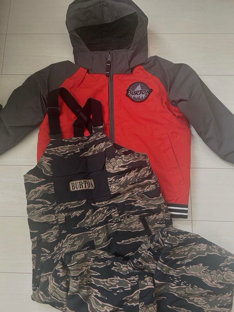 BURTON 子ども用 スキーウェア 迷彩柄
