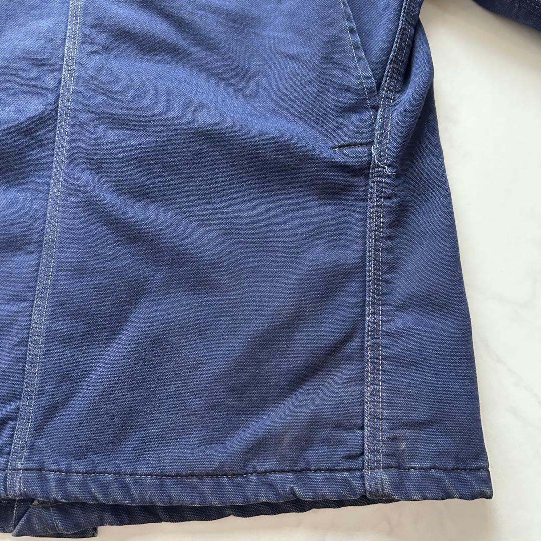 【100周年】80s 星タグ カーハート ミシガンチョアコート ネイビー 40