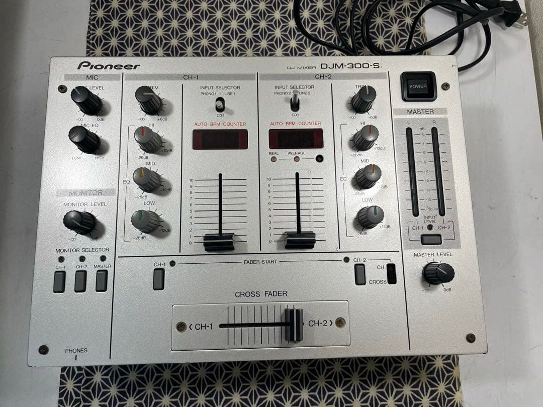 pioneer dj パイオニア　DJM-300 シルバー　フェーダーメンテ