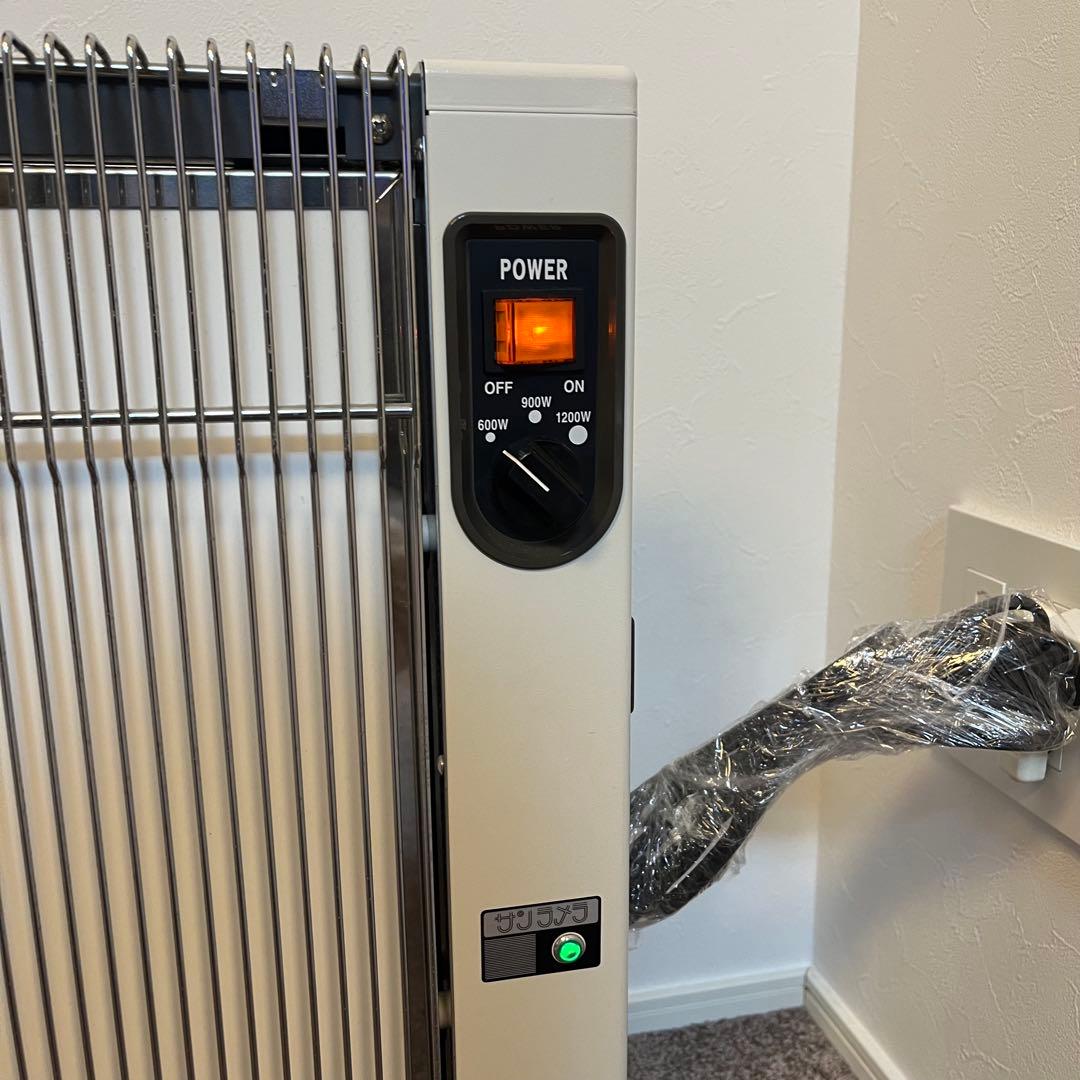 【SALE】サンラメラ　電気ヒーター 1200W 生活家電