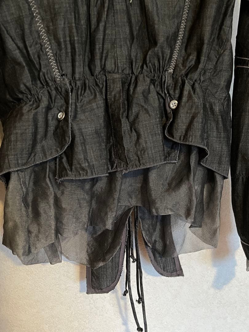 MARITHE + FRANCOIS GIRBAUD シャーリングジャケット