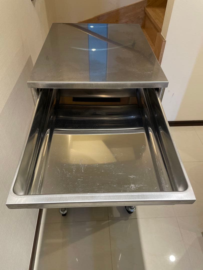 廃盤品　IKEA イケア ステンレス製キッチンワゴン