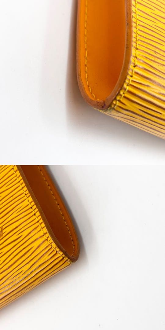 LOUIS VUITTON エピ ポシェット アクセサリーポーチ イエロー