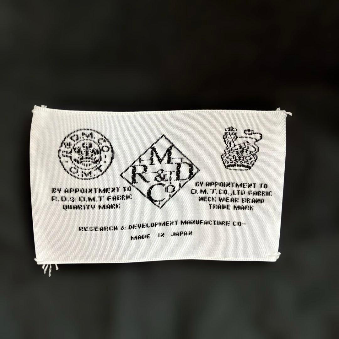 R&D.M.Co-オールドマンズテーラーガーメントダイフーディコート　ブラック