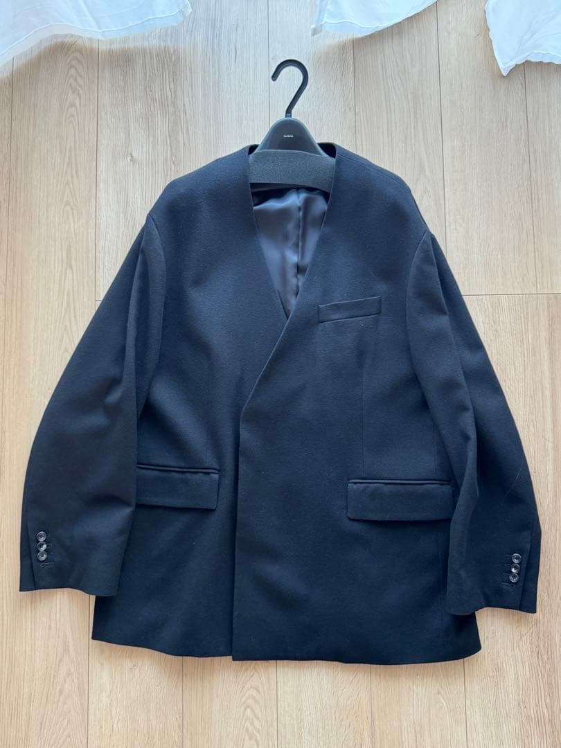 ジャケット・アウター stein Oversized No Collar Tailor Jacket