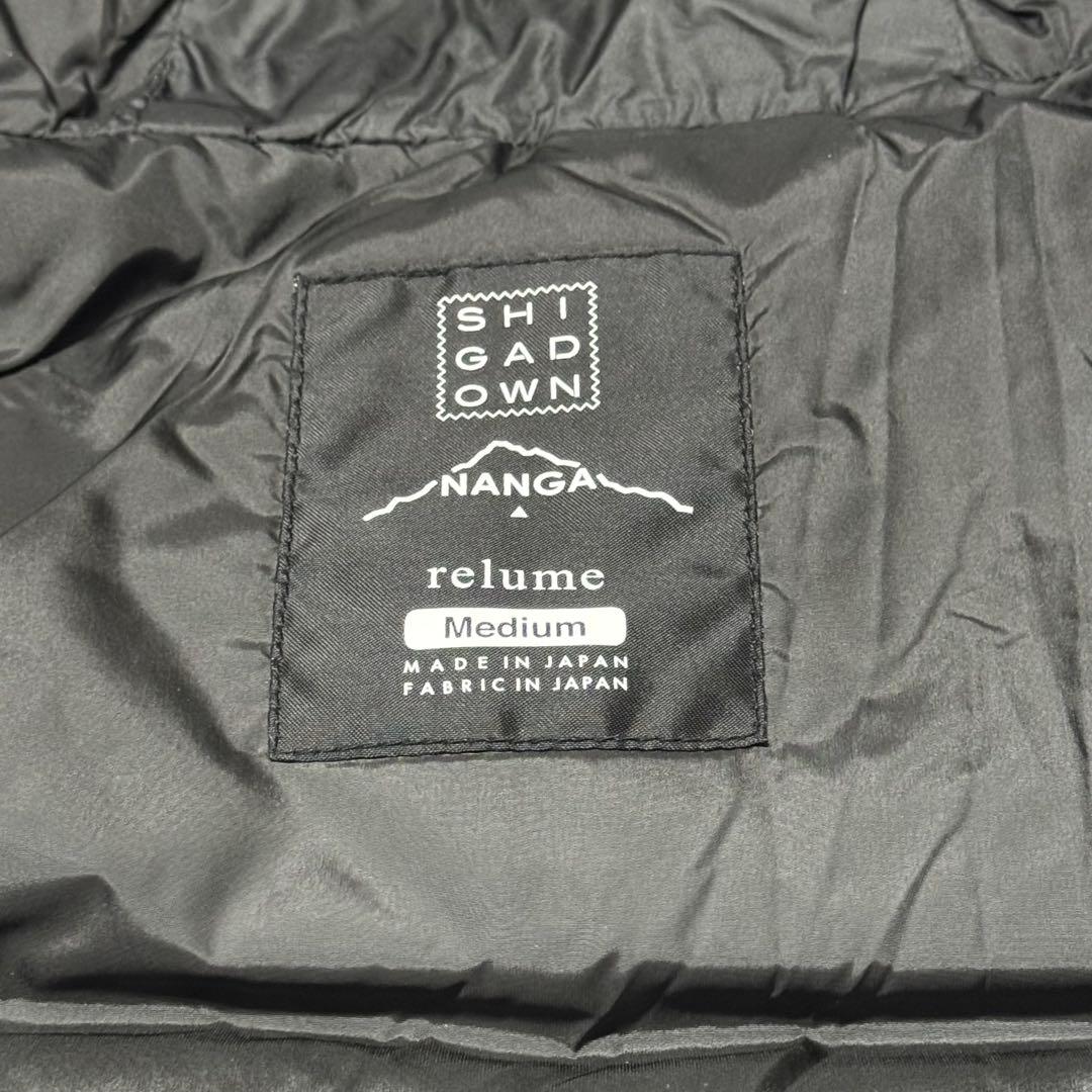 ナンガ オーロラテックス ダウンジャケット ブラック Mサイズ relume
