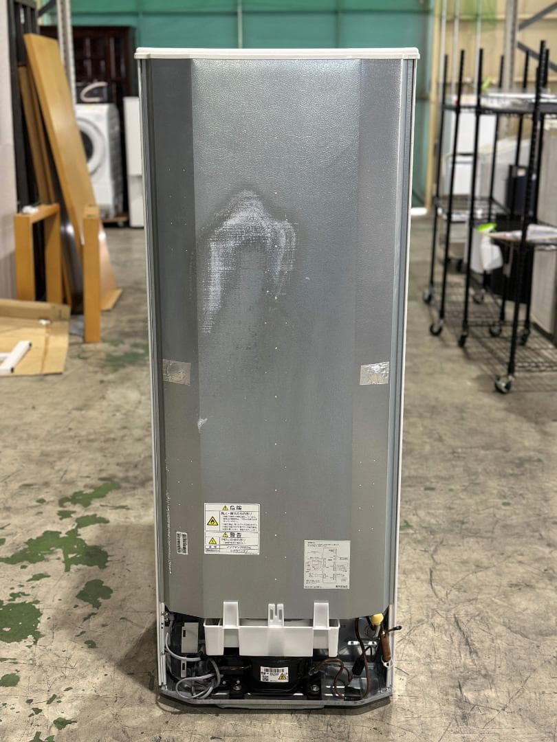 アクア 2ドア冷蔵庫 201L AQR-20MBK-W 右開き 2022年製