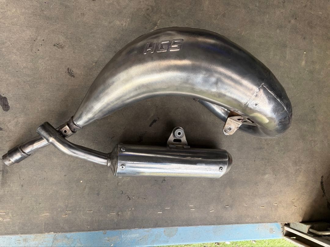 YAMAHA YZ125 HGSチャンバー・サイレンサー