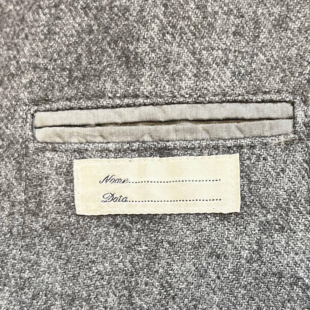 【美品】タリアトーレ テーラードジャケット エルボーパッチ ウール グレー M