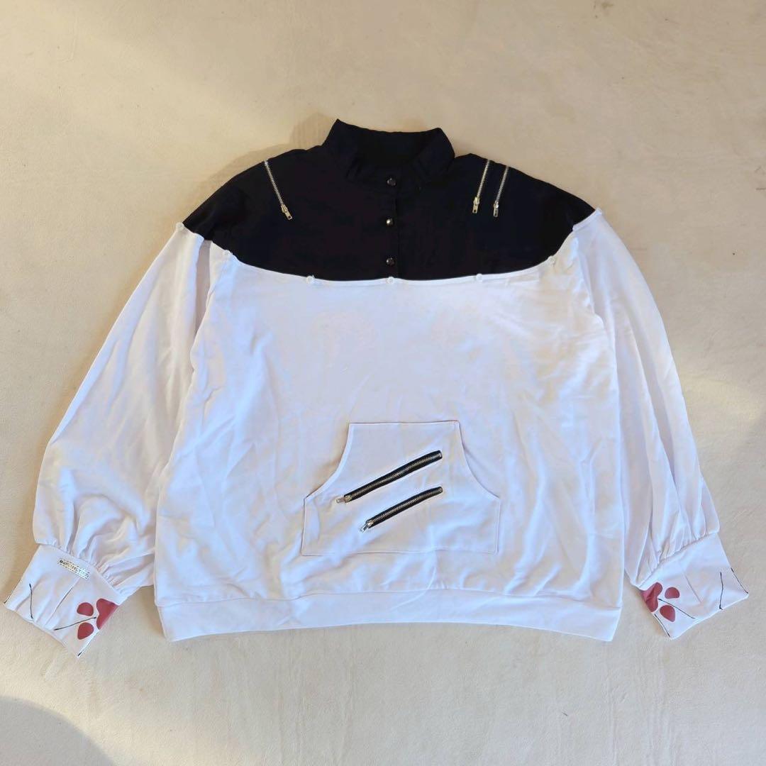 IRO IRO もふもふ娘のひっかきトップス トレーナー 白 ファー 肉球 新品