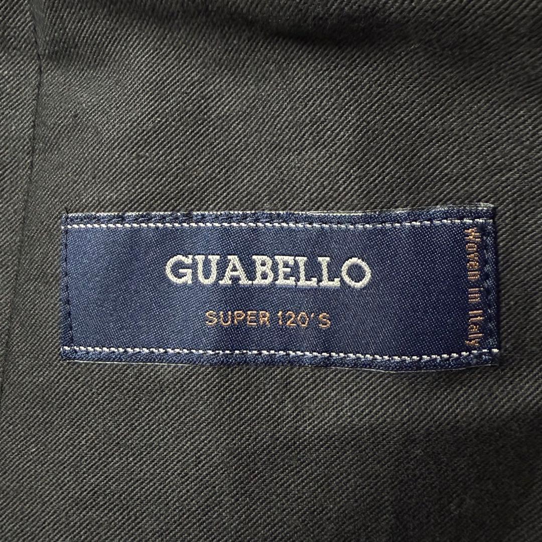 最高級カシミヤ混✨PAPAS ワイド2タックパンツ LL イタリア製最高級生地