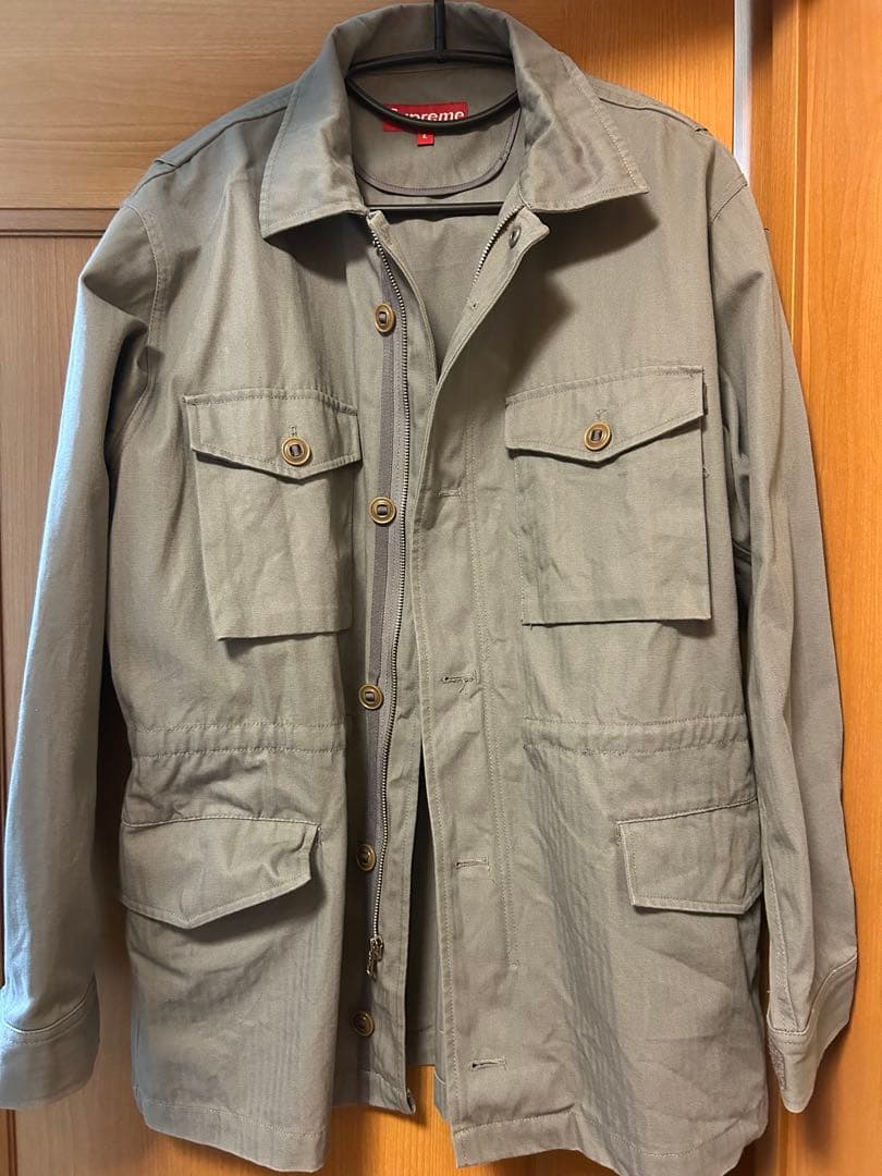 Supreme ミリタリージャケット L カーキ