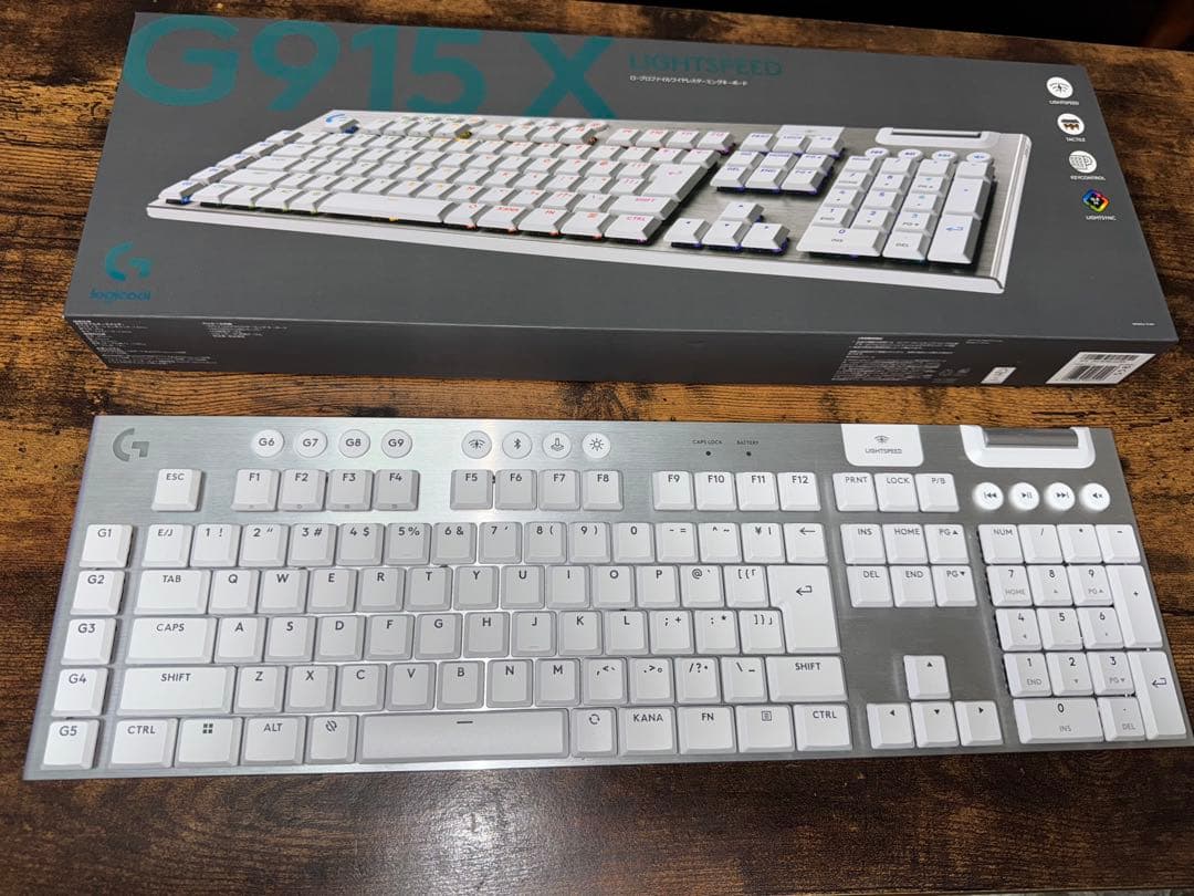 G915 X ワイヤレスメカニカルキーボード