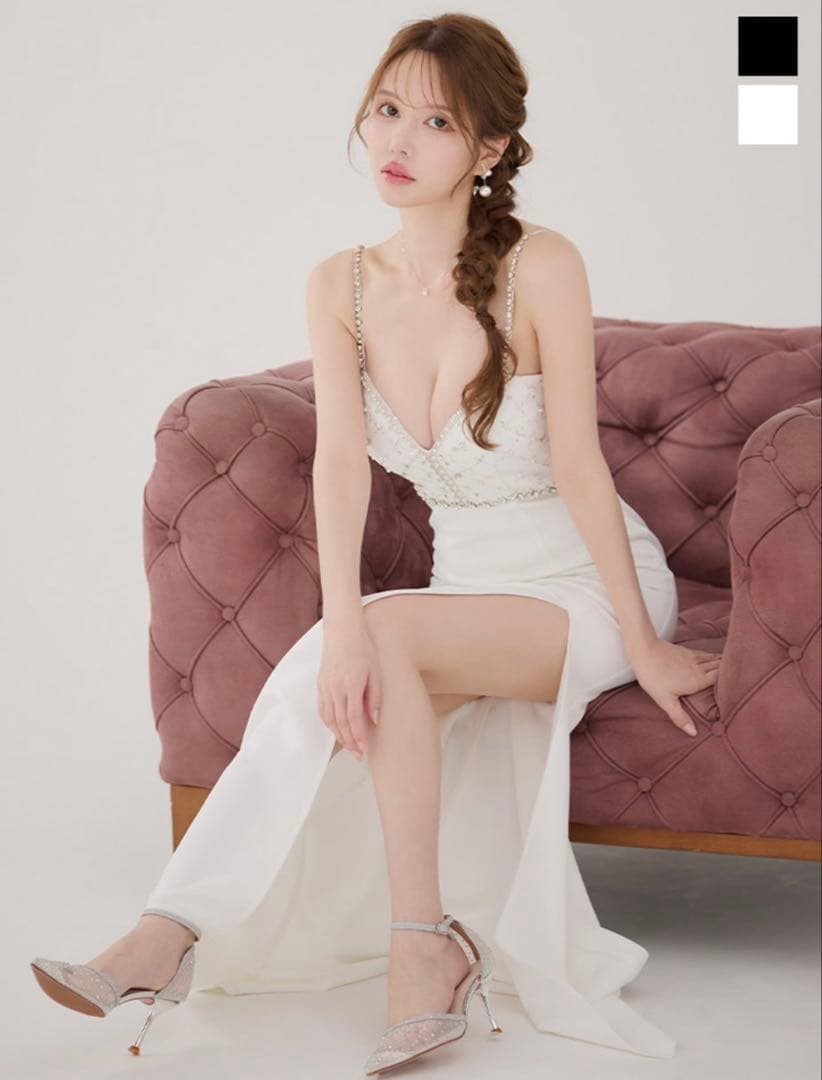 【残り1点】即発送！！✨sugarキャバドレスビジューキャミロングドレス