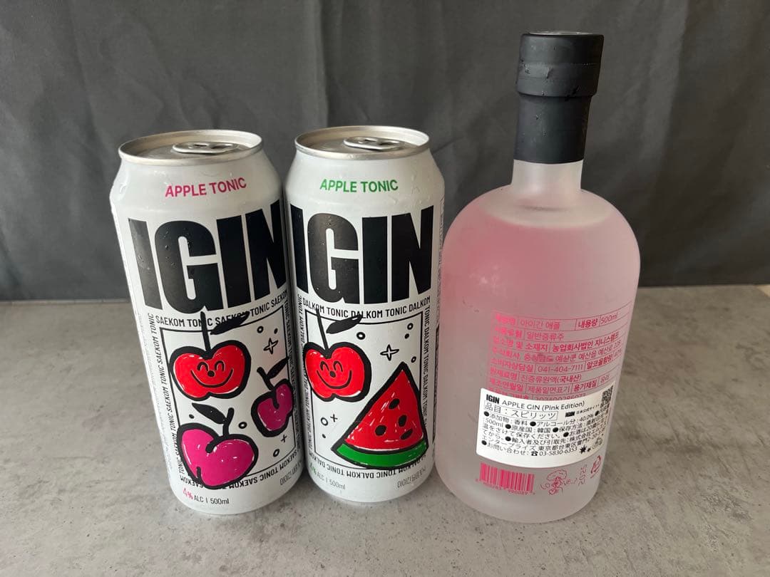 IGIN APPLE GIN PINK EDITION 新品 BTS JIN