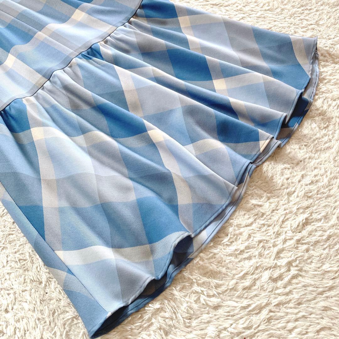 【原宿限定 希少カラー】ブルーレーベルクレストブリッジ ティアードワンピース