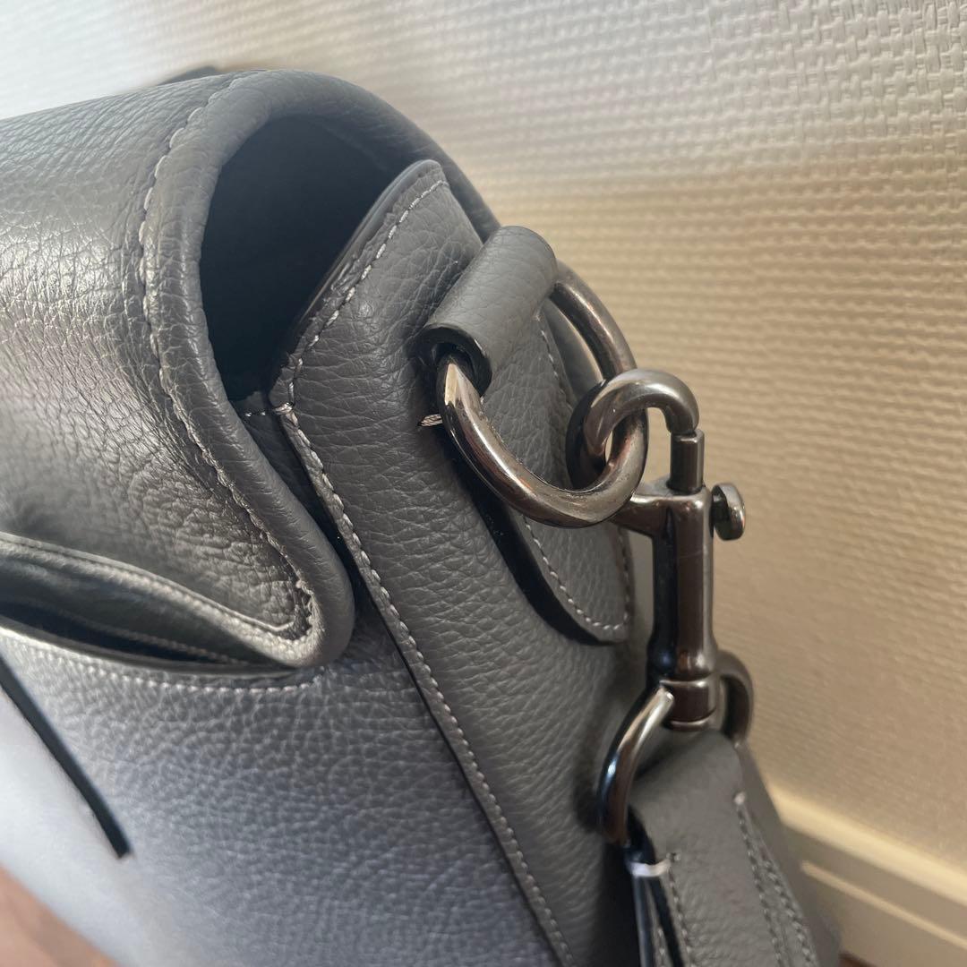 COACH グレー 2Wayビジネスバッグ 保存袋付き