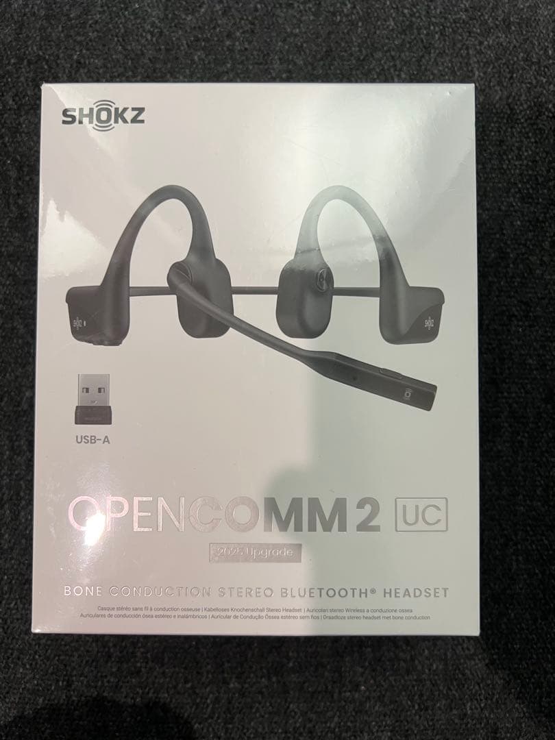 【新品未使用保】SHOKZ OPENCOMM2 UC 2025 Upgrade