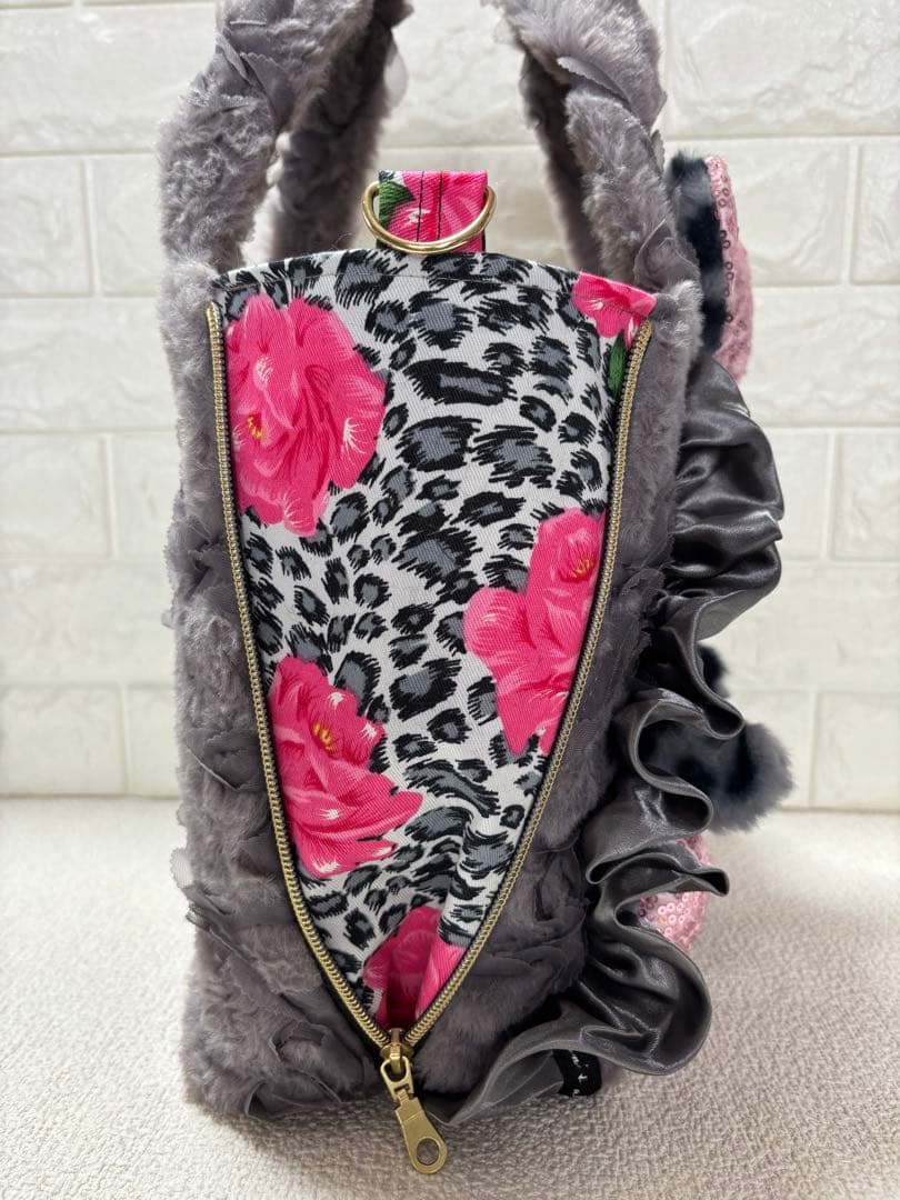 ♡*♡様 コヤンイサムチョン　サイドファスナーバッグ　アンコちゃん（大）　ヒョウ