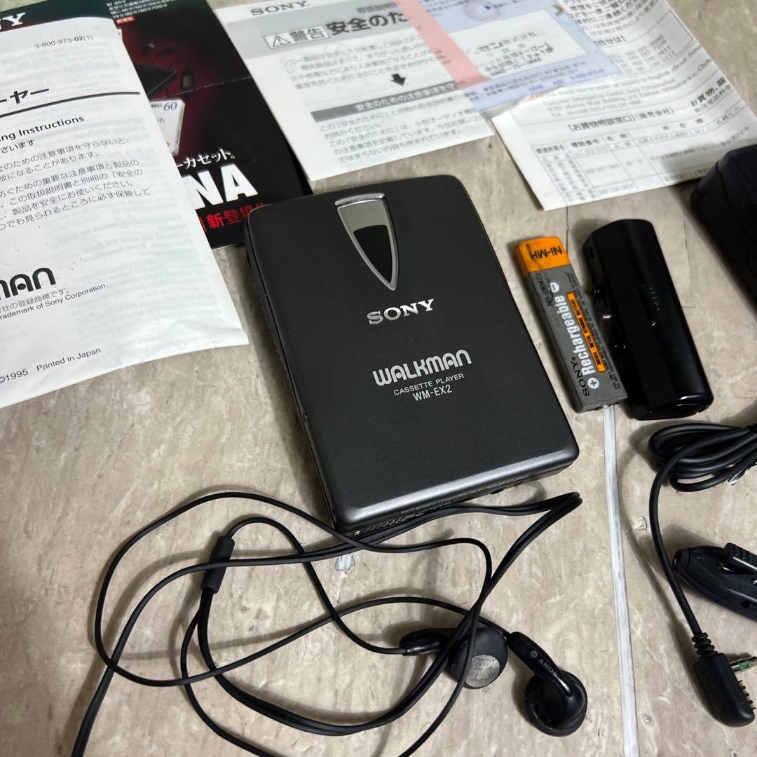 元箱付 SONY WALKMAN WM-EX2 ポータブルカセット ウォークマン