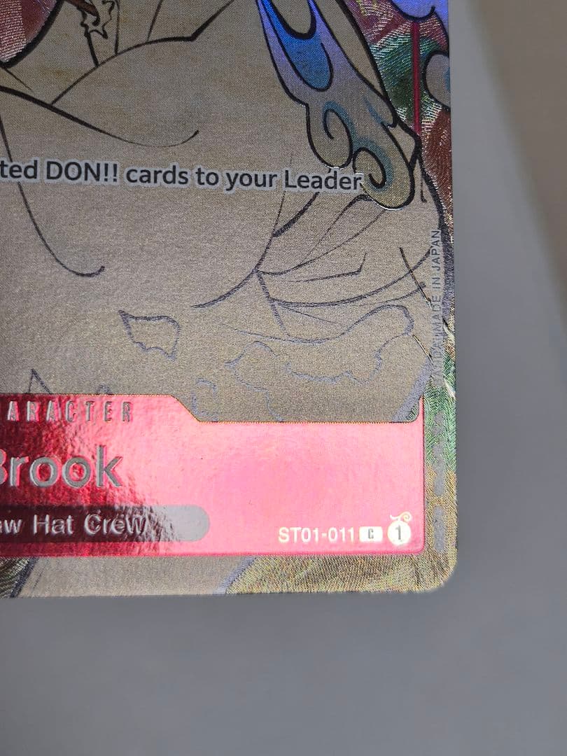 ワンピースカード　1stAnniversary　英語版　ブルック　プロモ