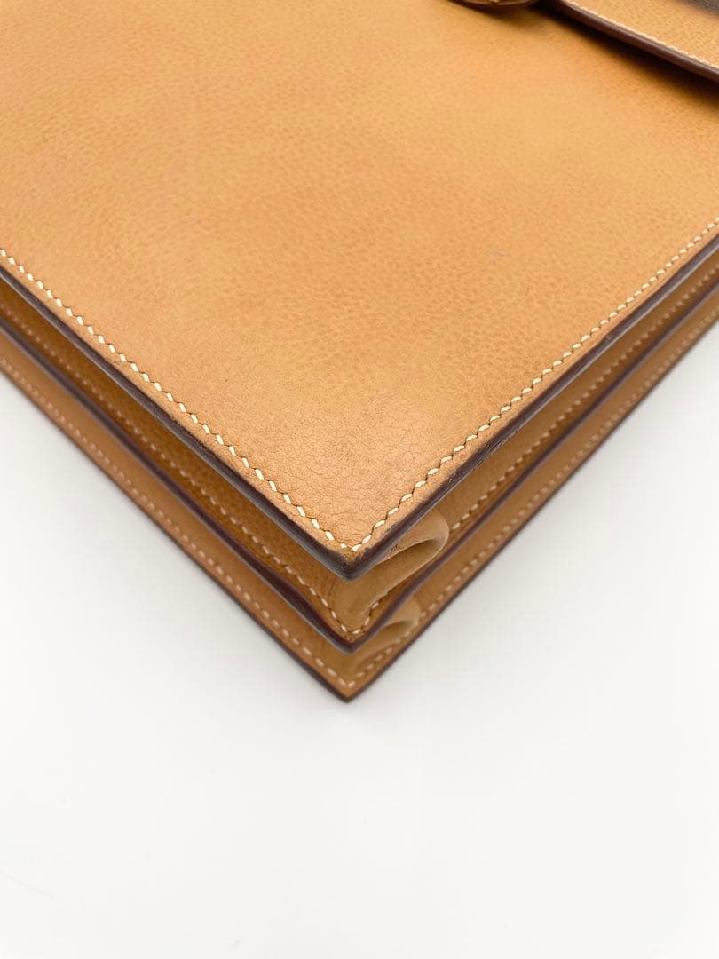 美品✨エルメス　ケリーデペッシュ38 ビジネス　ブリーフケース　キャメル