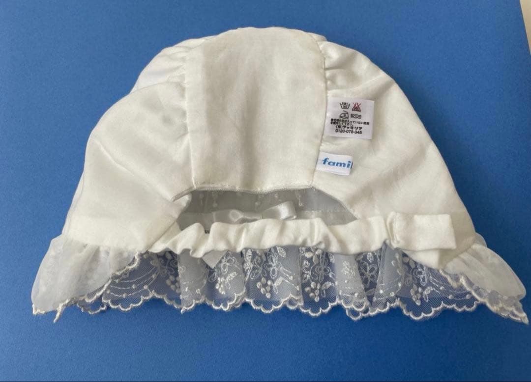ホワイトベビードレスセット　退院着　ベビードレス　ファミリア