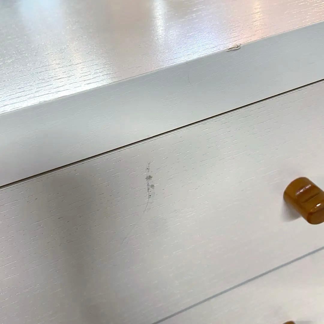 モモナチュラル　MOMO natural⭐️3段チェスト　ホワイト