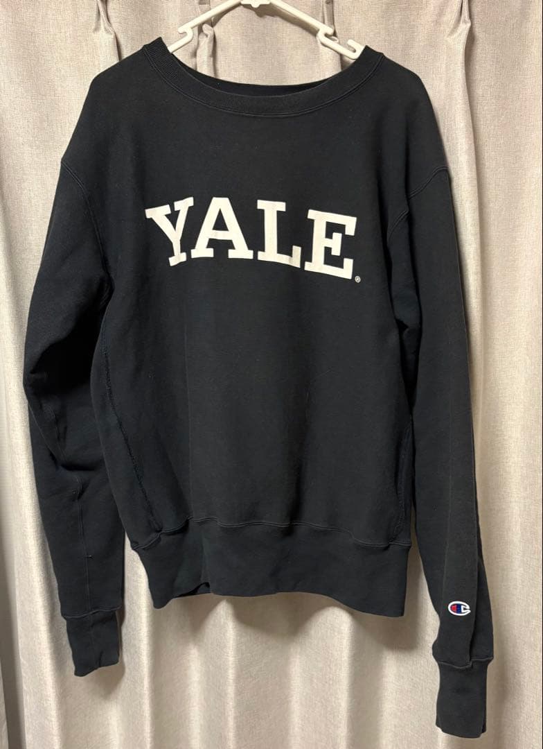 チャンピオン YALE トレーナー XL リバースウェーブ　ネイビー