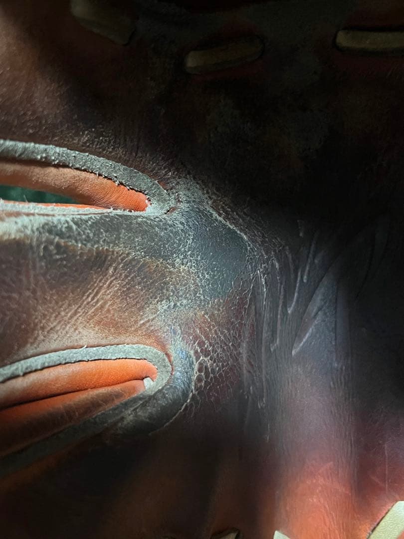 硬式左投げ投手用グローブ　ミズノプロ