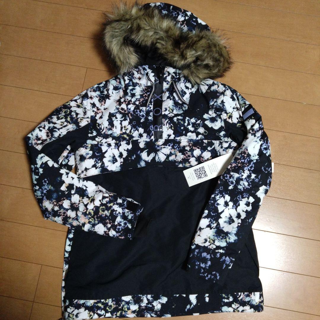 【新品タグ付き】ROXY ファー付きスノーボードウェア　スキー　スノーウェア