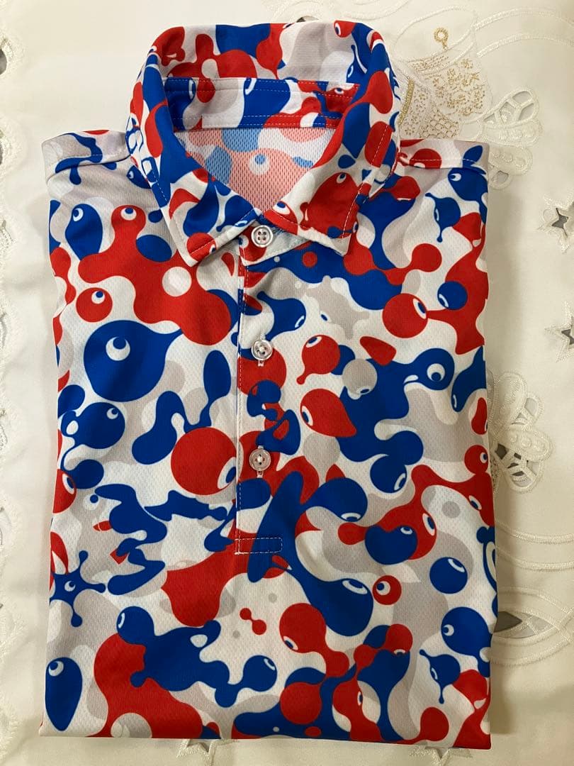 EXPO2025 ミャクミャク 【ミズノ】 システム総柄ポロシャツ　大阪万博