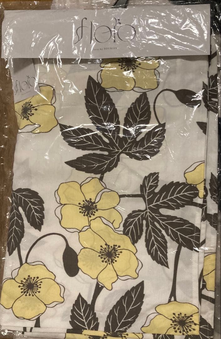 ポピー　コクリコ　虞美人草　 セオαのようなサラサラ素材 クールパス 浴衣　新品