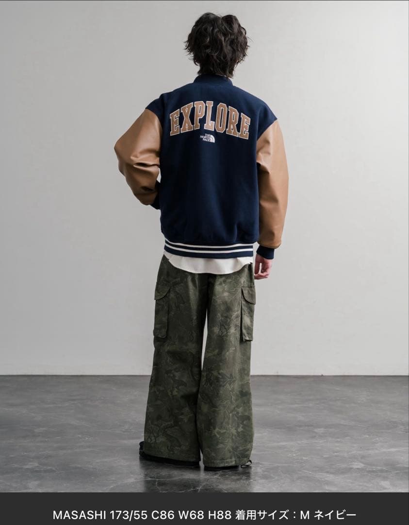 ノースフェイス バーシティ ジャケット ネイビー L 新品未使用 韓国正規品