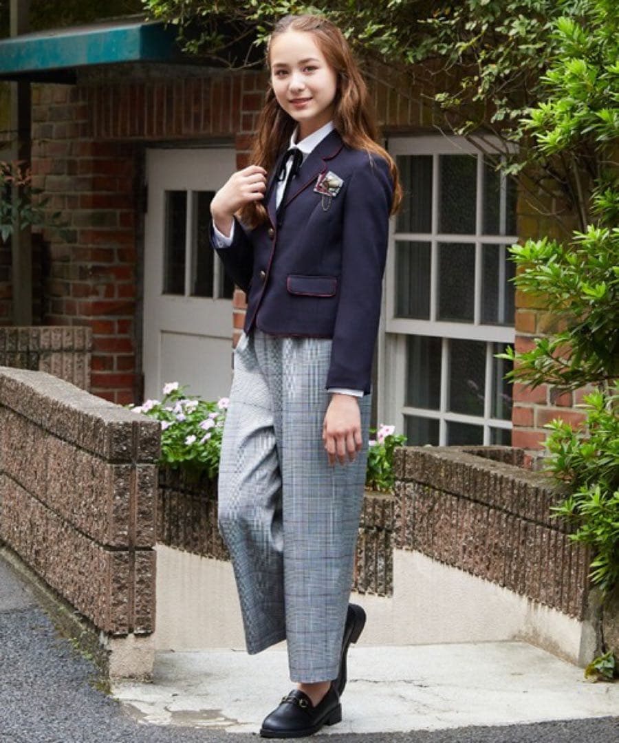 美品 エルアンノアール【卒服】ブレザー ワイドパンツ スーツ 150 女の子