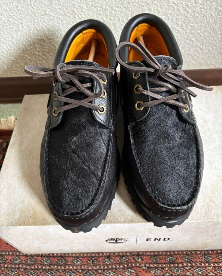 【美品】ティンバーランド×END. 3eyeデッキシューズ25.5cm