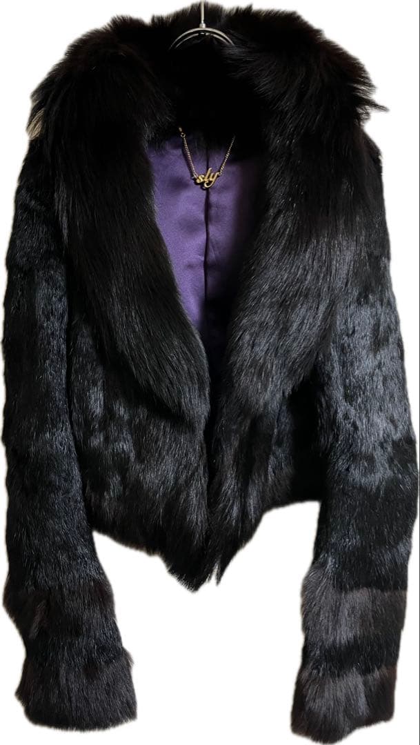 美品 fur gimmick jacket goa LGB dia Y2K
