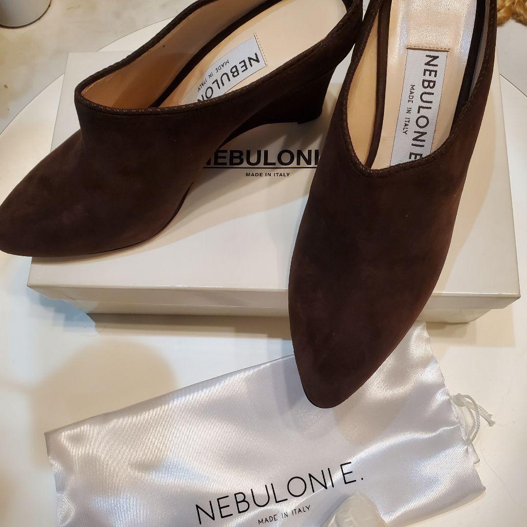 ネブローニ　ミュール　定価74800円　　ブーツ　　　　マディソンブルー