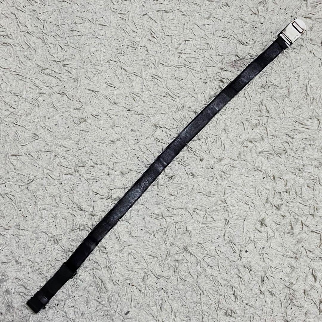 プラダ ロゴ バックル ベルト ダークブラウン