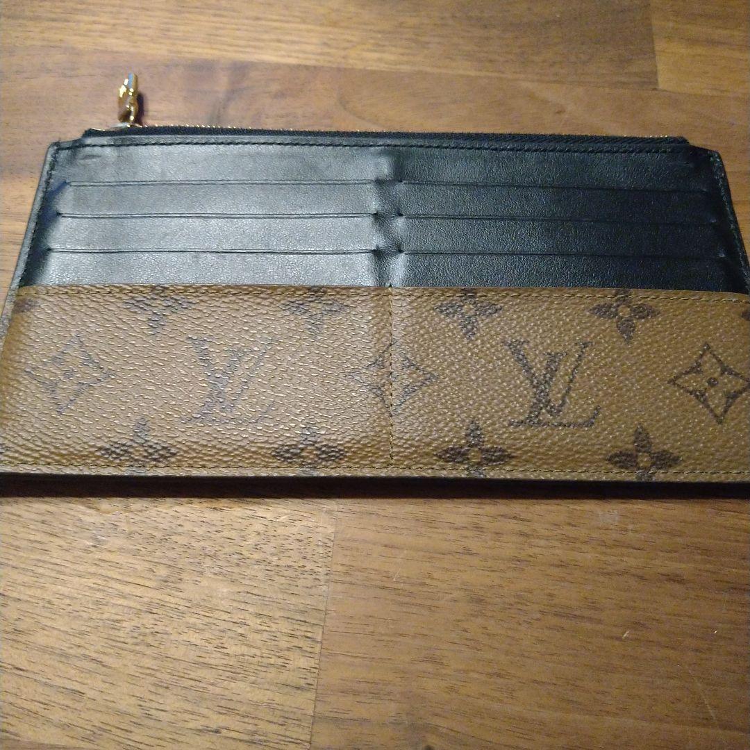ルイヴィトン　モノグラムリバース　 スリムパース　長財布