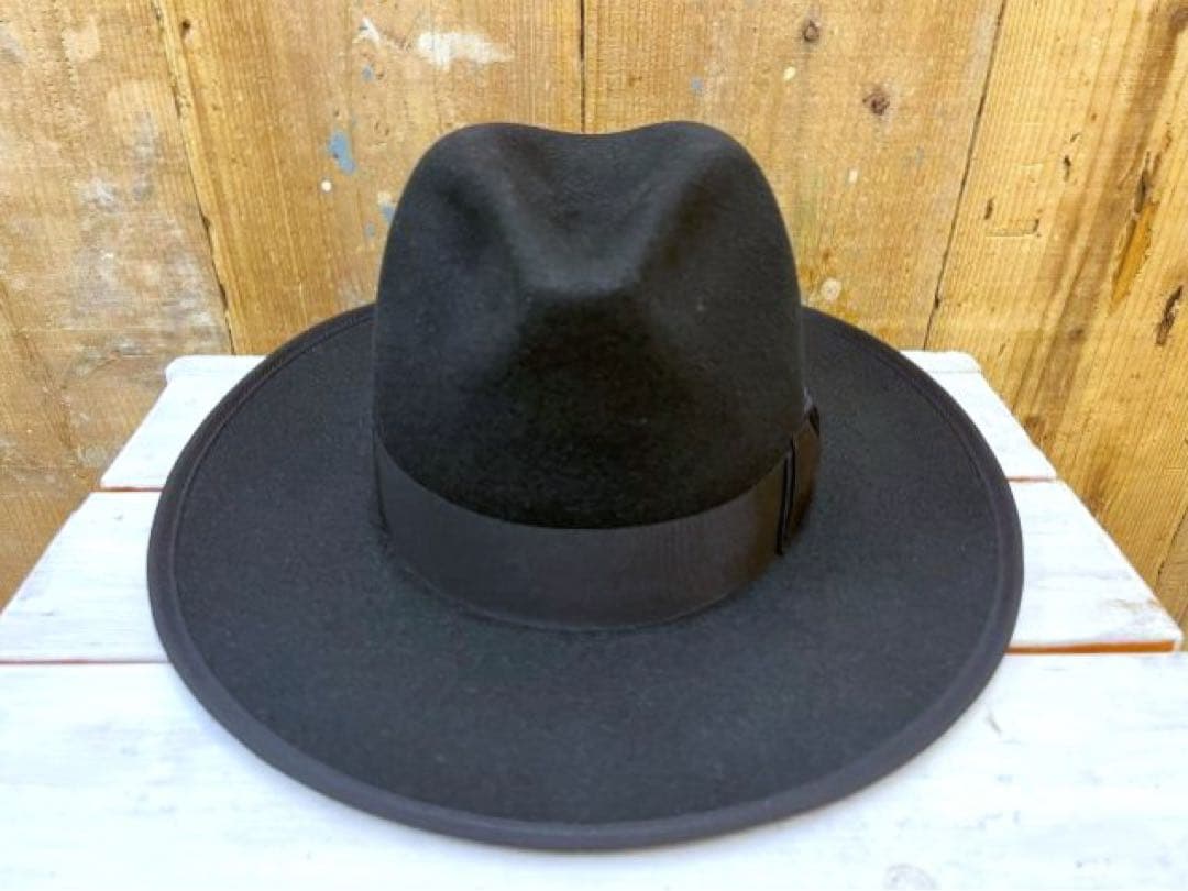 Stetson ステットソン ウールフェルトハット BK-59cm/日本製