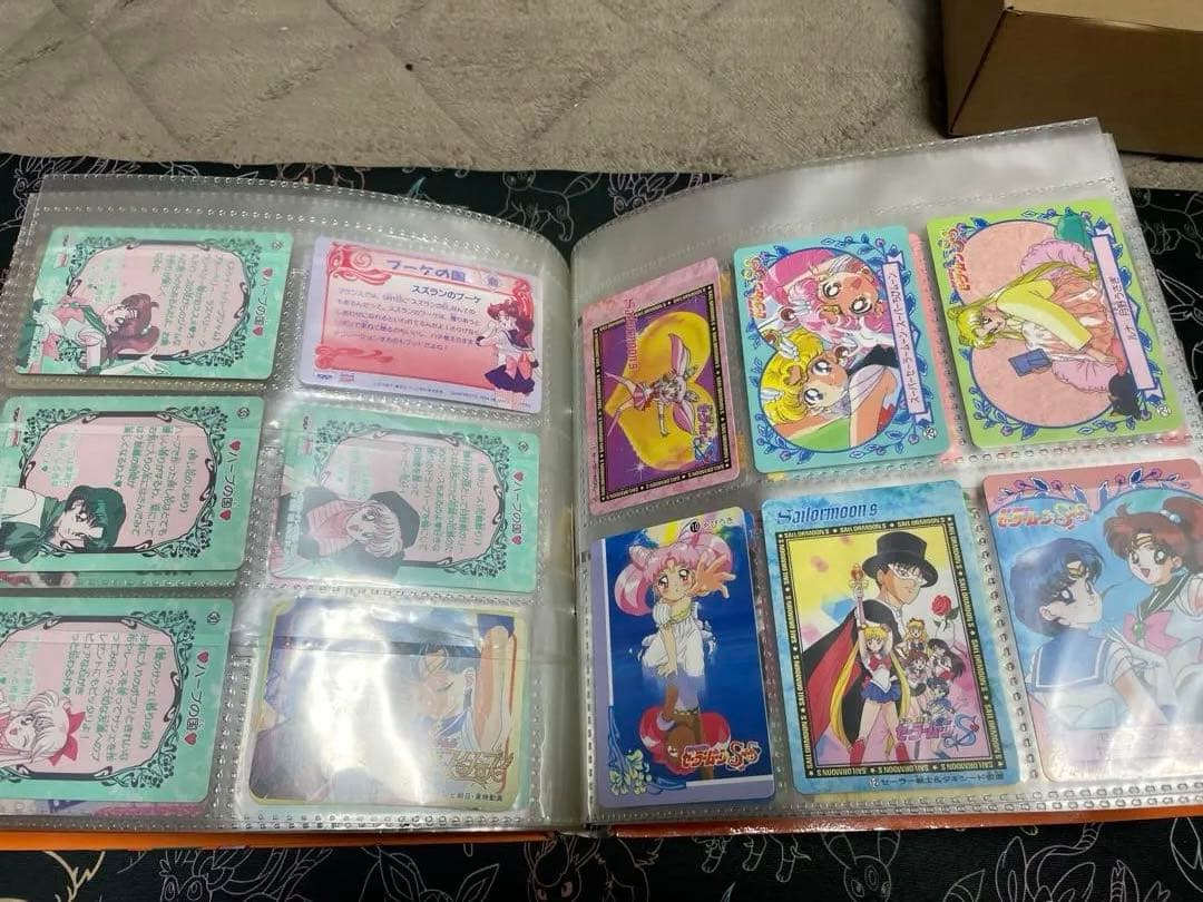 セーラームーン ファイル　ジャンボカード4枚　キラカード4枚　ノーマル一式
